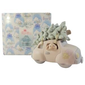 Precious Moments Sugar Town Car With Christmas Tree Figurine Enesco 529443 1992
